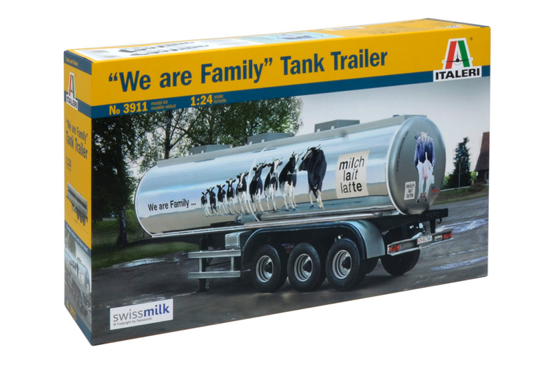 Italeri We Are Family Tank Trailer 1/24