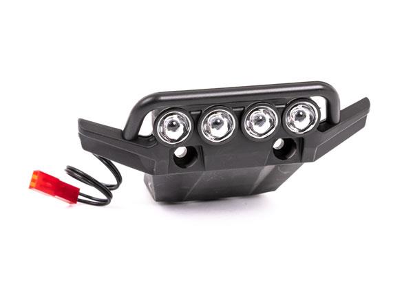 Traxxas Bumper front (assembled LED lights installed) (fits 4WD Rustler)