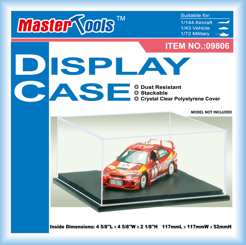 Master Tools Display Case 117 x 117 x 52 mm