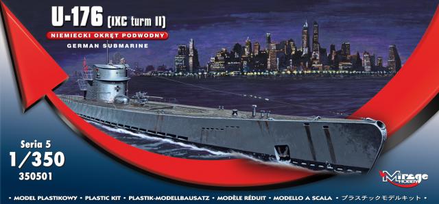 Mirage Hobby German Submarine U-176 1/350