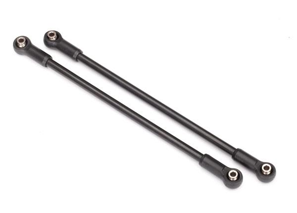 Traxxas Suspension link, rear (upper) (heavy duty, steel) (7x206mm, center to center) (2) (assembled with hollow balls)
