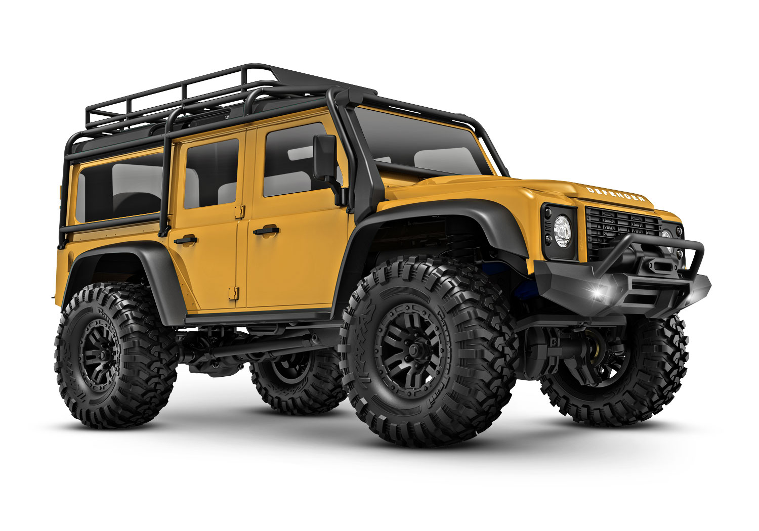 Traxxas TRX-4M Land Rover 4WD Electric Scale and Trail Crawler with TQ 1/18 Tan