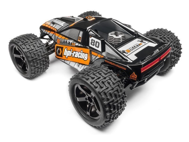 HPI Trimmed & Painted Bullet 3.0 ST Body (Black) w/Decals 1/10