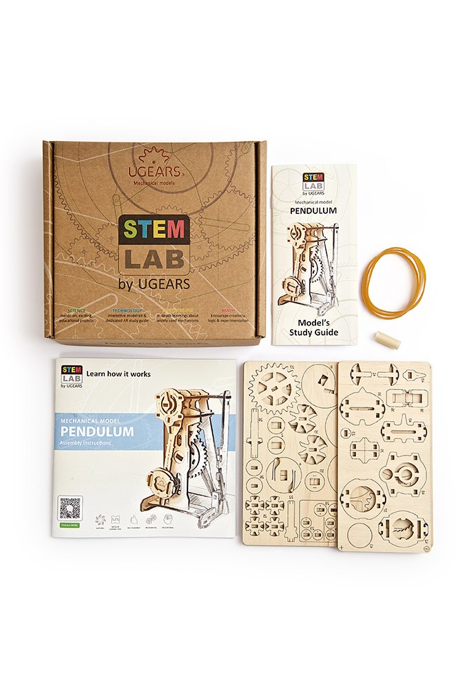 U-Gears Stem Lab Pendulum mechanisch mechanisch houten bouwpakket