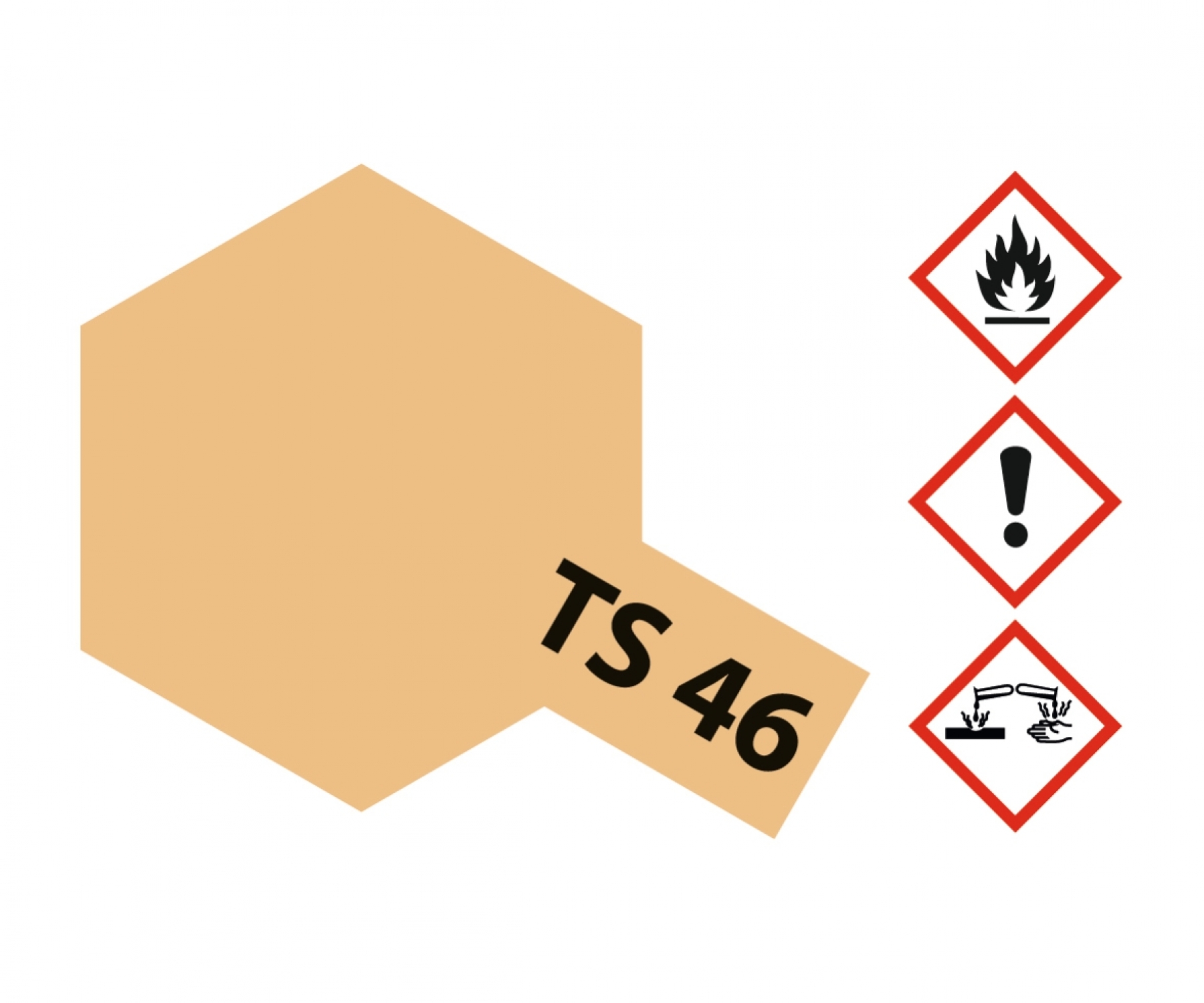 TS46 Spray Light Sand flat 100ml Tamiya
