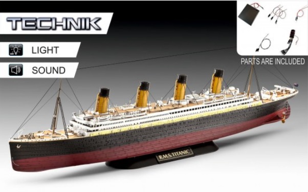 Revell RMS Titanic Technik 1/400