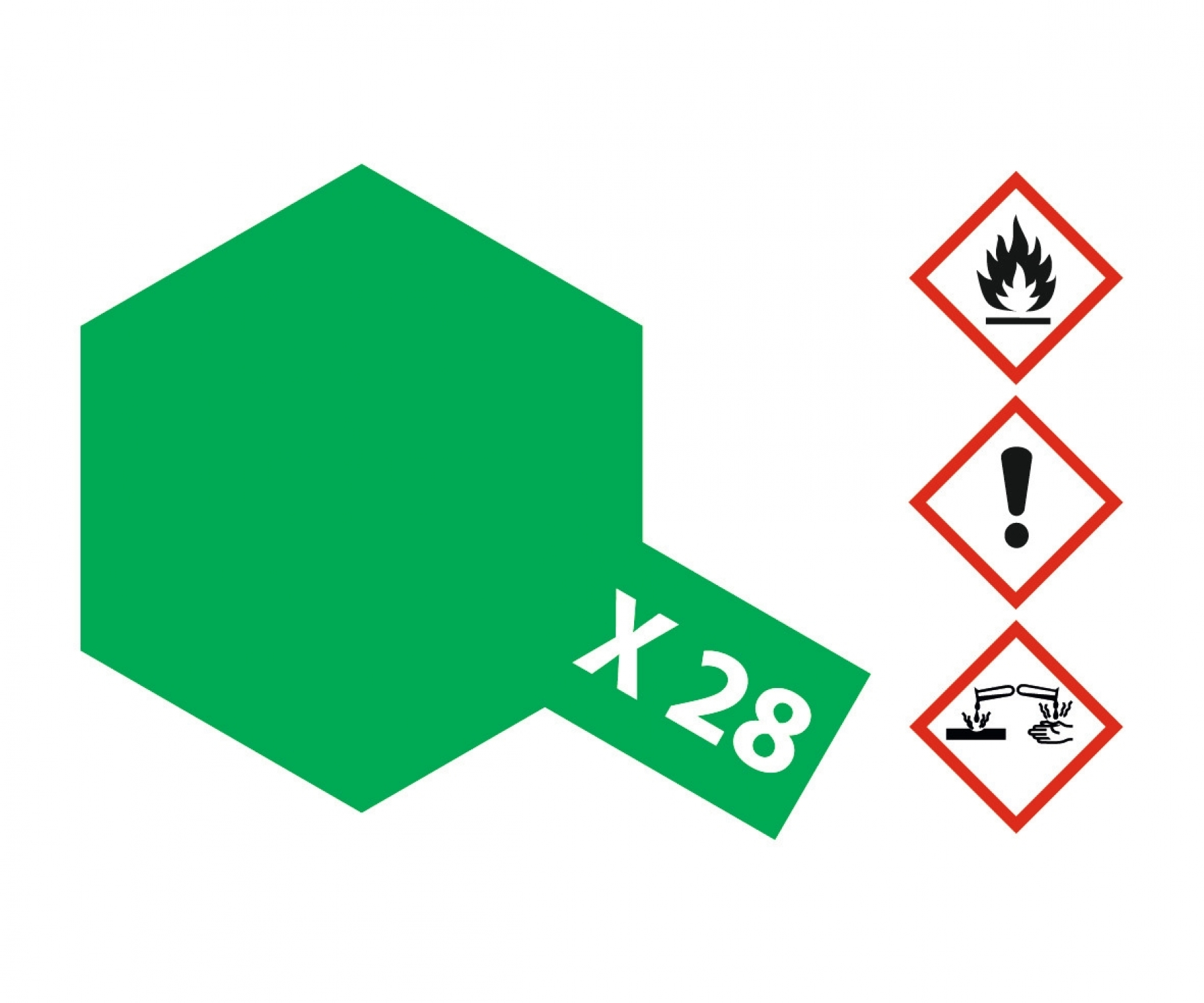 X28 Potje Park Green brillant 23ml Tamiya