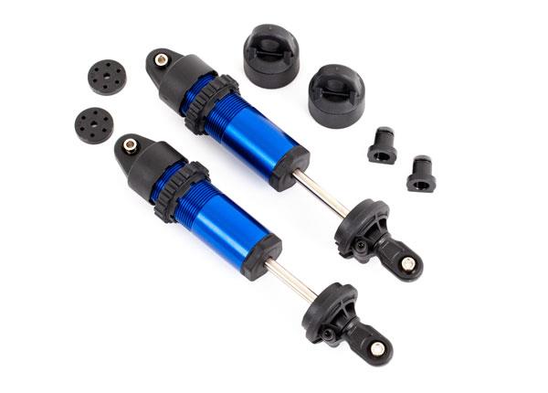 Traxxas Shocks GT-Maxx aluminum (blue-anodized) (fully assembled w/o springs) (2)