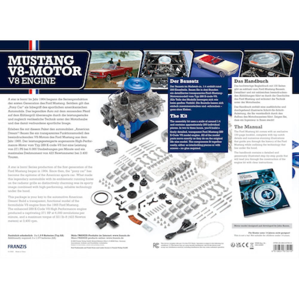 Franzis Ford Mustang V8-Motor 1/3