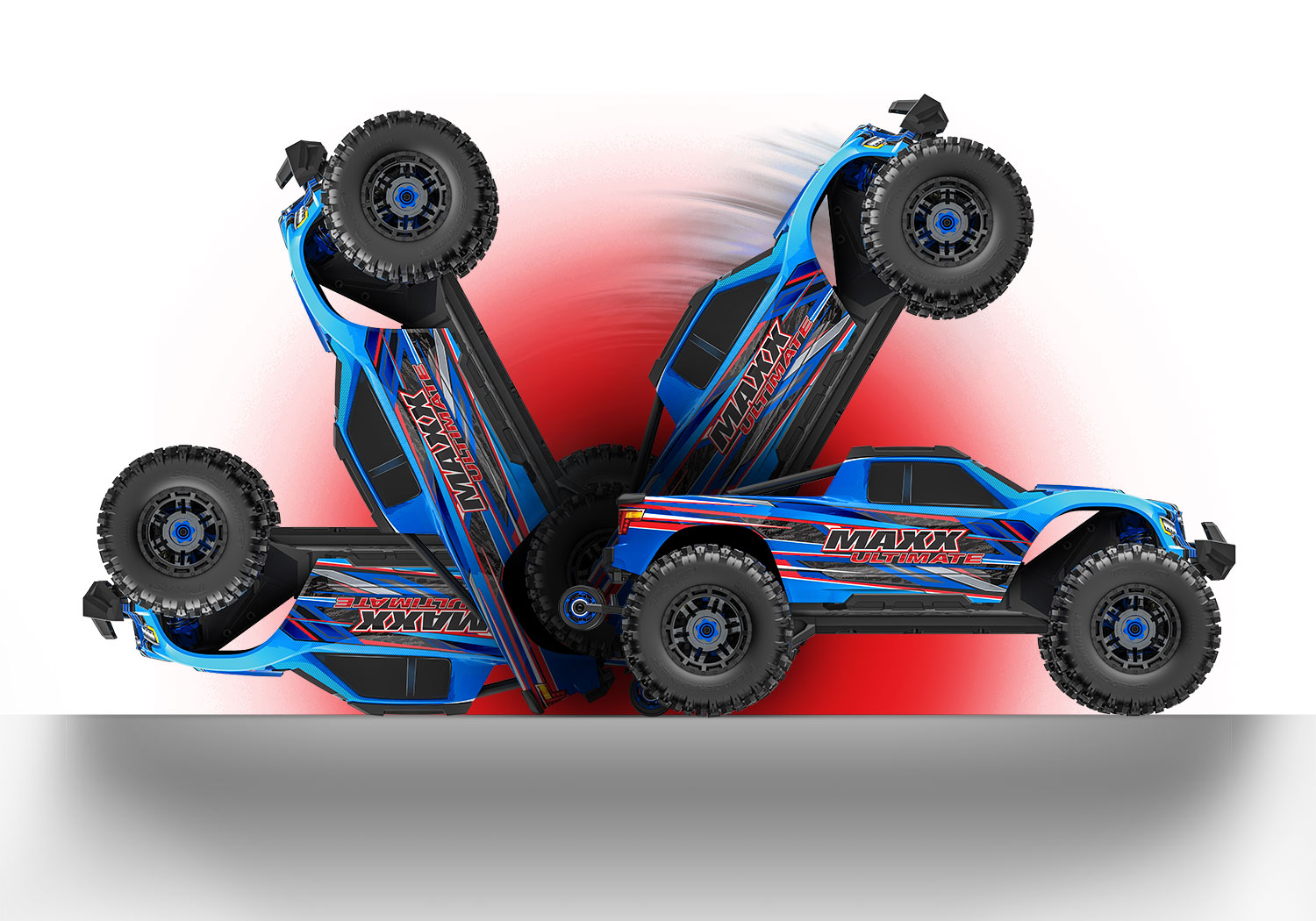 Traxxas Maxx Ultimate 4WD Brushless Electric Monster Truck VXL-4S TQi Blue 1/8