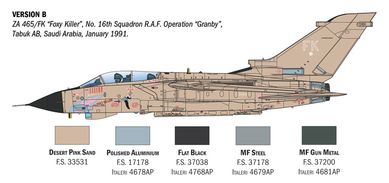 Italeri Tornado GR.1 Desert Storm 1/32