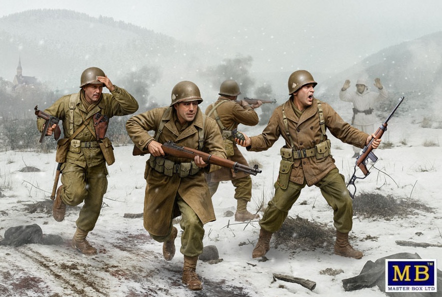 Master Box U.S. 101st Airborne Division Bastogne December 1944 1/35