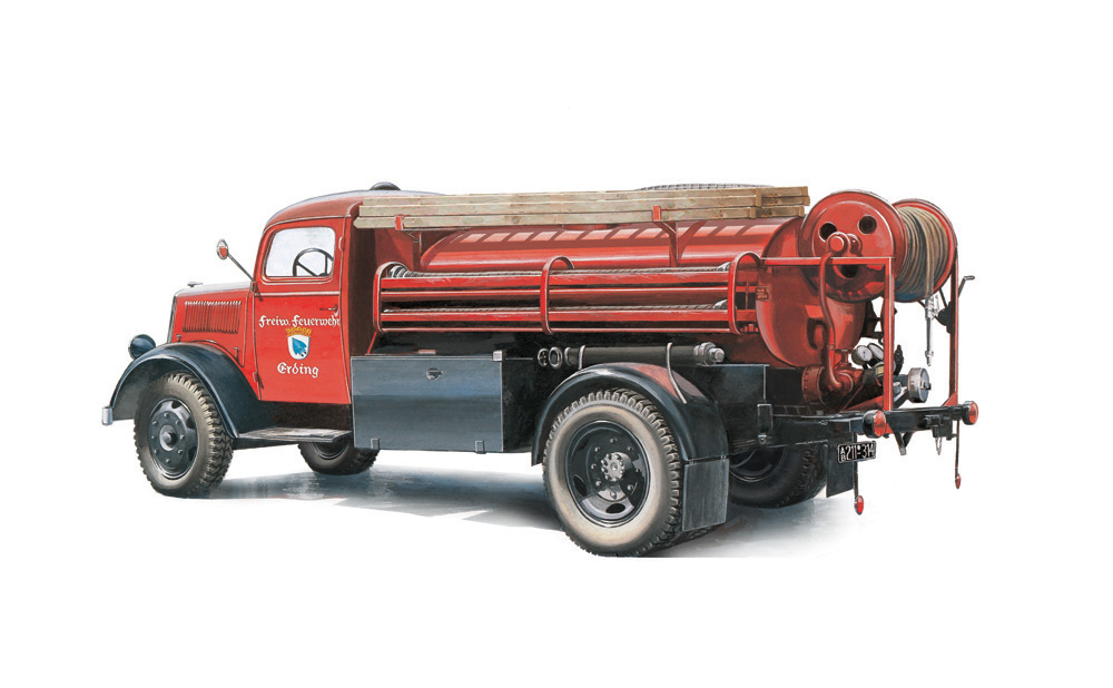 Italeri Opel Blitz Fire Truck 1/24