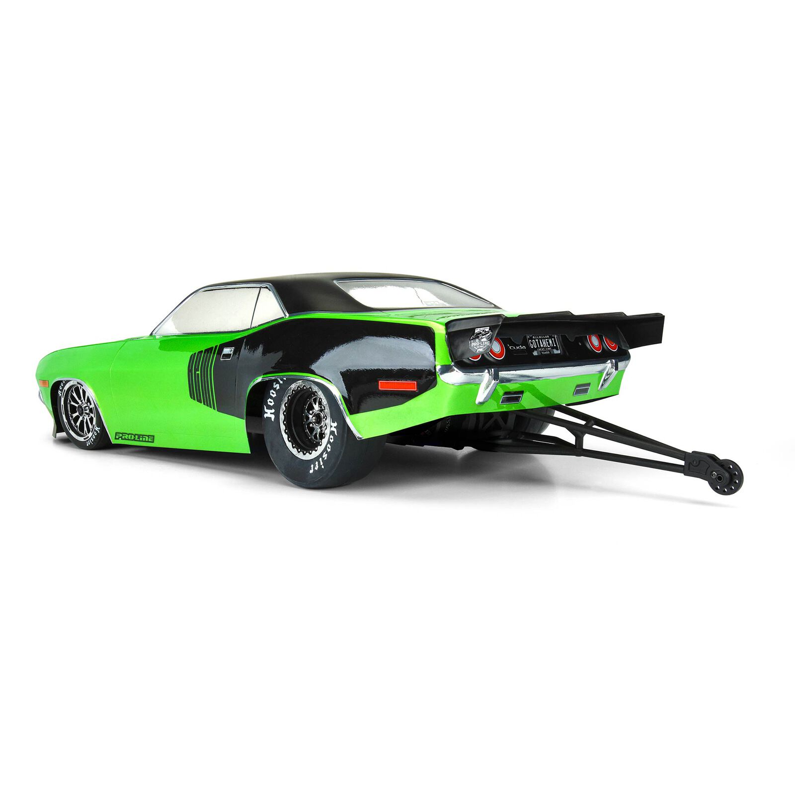 Proline 1972 Plymouth Barracuda Clear Body Drag Car 1/10
