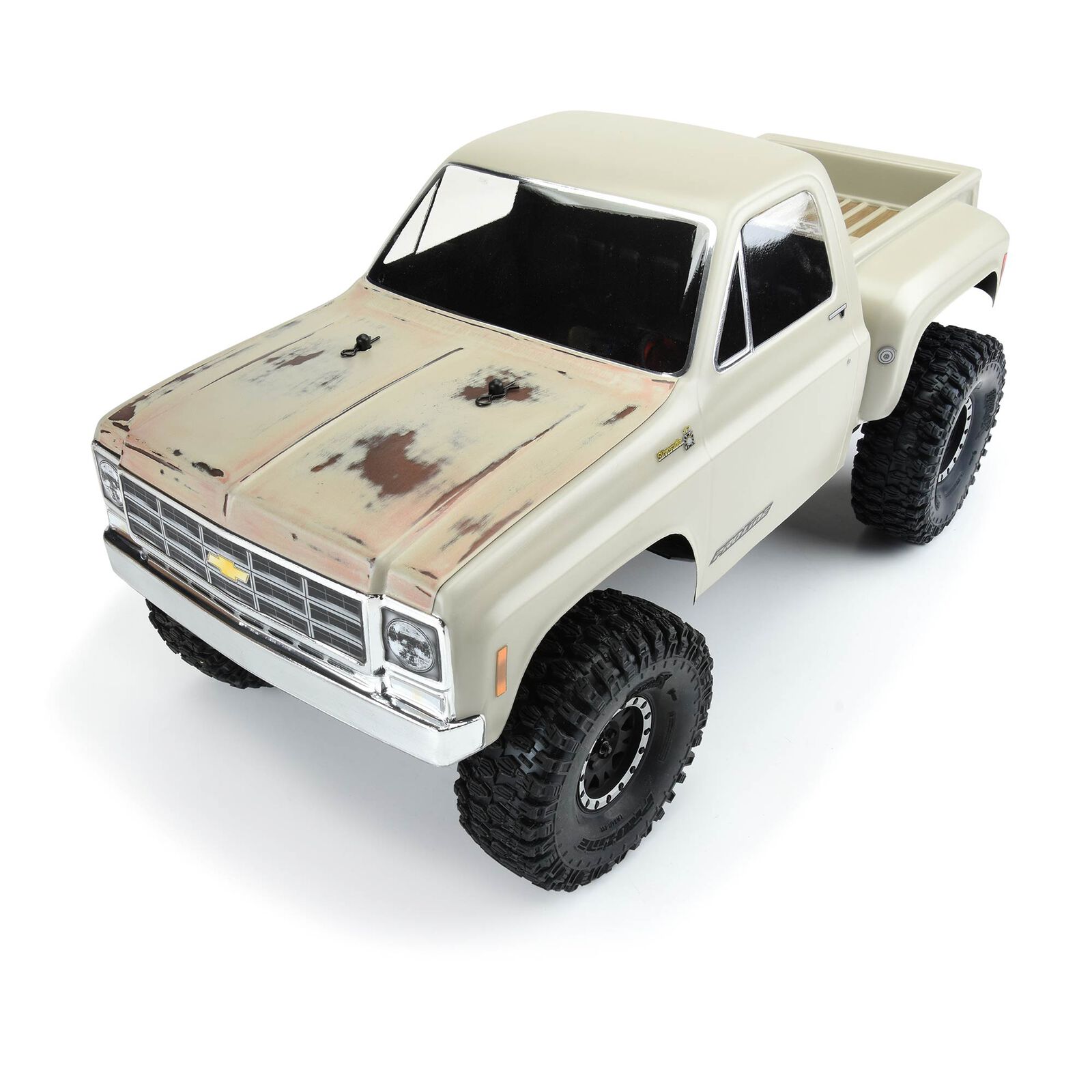 Proline 1978 Chevy K-10 Clear Body 12.3" (313mm) Wheelbase Crawlers 1/10