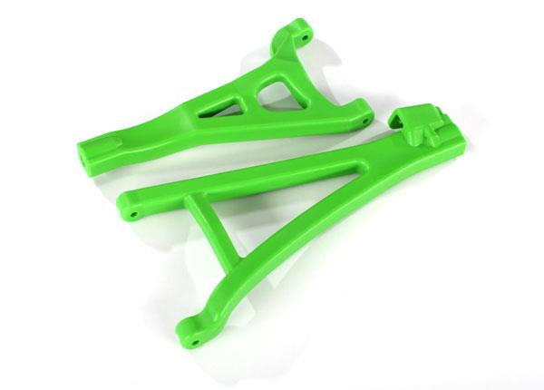 Traxxas Suspension arms green front (left) heavy duty (upper (1)/ lower (1))