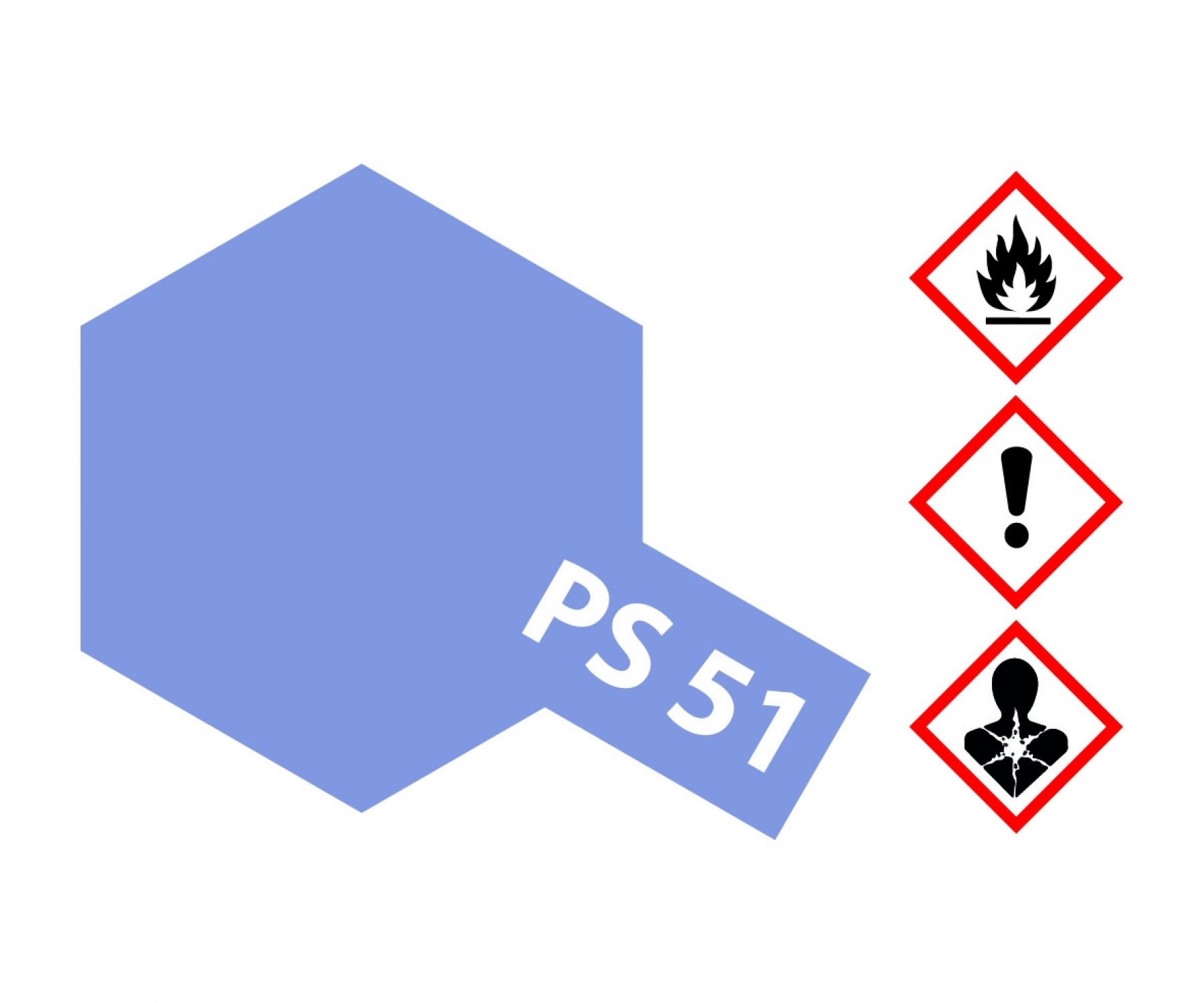 PS51 Spray Purple Anodized Aluminum brillant 100ml Tamiya