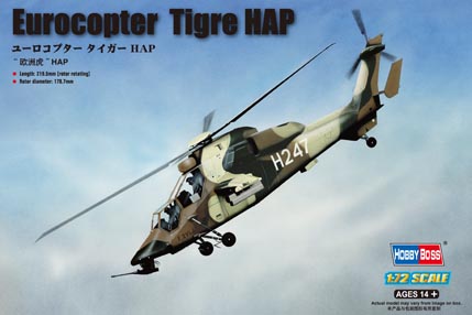 HobbyBoss French Army Eurocopter EC-665 Tigre HAP 1/72