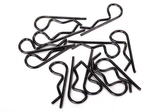 Traxxas Body Clips Black (12) (standard size)