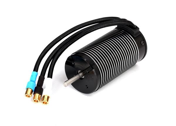 Traxxas Motor 2200KV 75mm Brushless (with 6.5mm gold-plated connectors & high-efficiency heatsink)