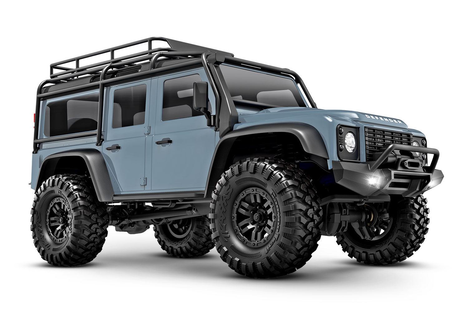 Traxxas TRX-4M Land Rover 4WD Electric Scale and Trail Crawler with TQ 1/18 Light Blue