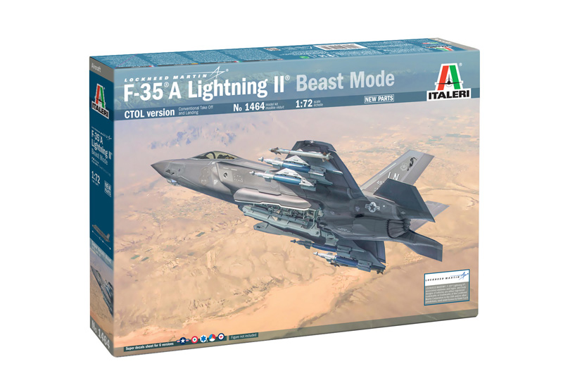 Italeri F-35A Lightning II CTOL Version (Beast Mode) 1/72
