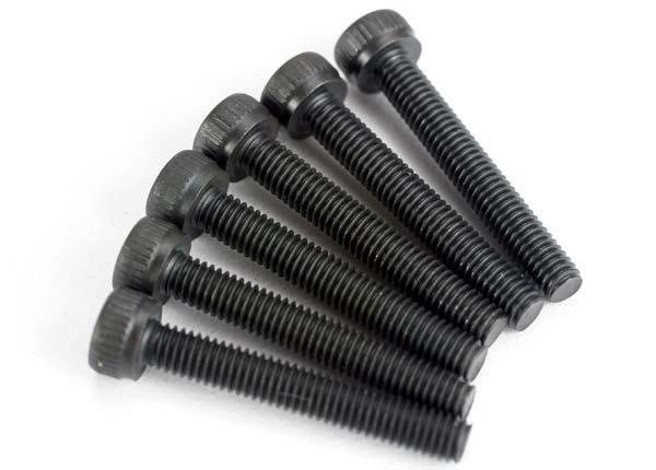 Traxxas Cylinder head bolts marine 3x20mm CS (6) (TRX 2.5)
