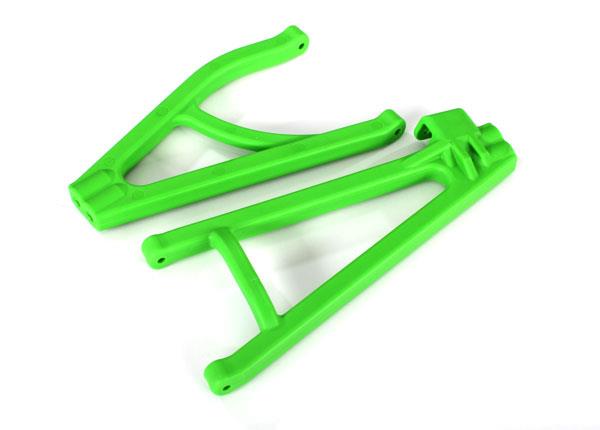 Traxxas Suspension arms, green, rear (right), heavy duty, adjustable wheelbase (upper (1)/ lower (1))