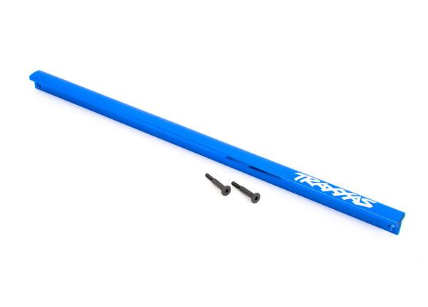 Traxxas Chassis brace (T-Bar) 6061-T6 aluminum (blue-anodized)/ 3x16 SS (2)