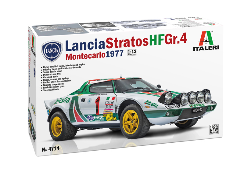 Italeri Lancia Stratos HF Gr.4 Monte Carlo 1977 1/12