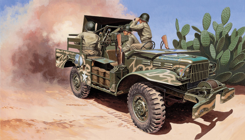 Italeri M6 Gun Motor Carriage WC-55 1/35