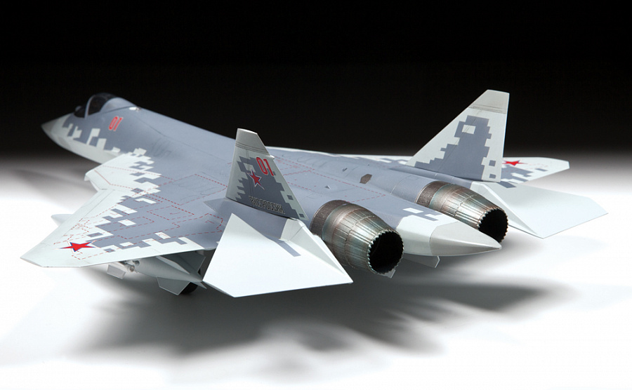 Zvezda Russian Fifth-Generation Fighter SU-57 1/48