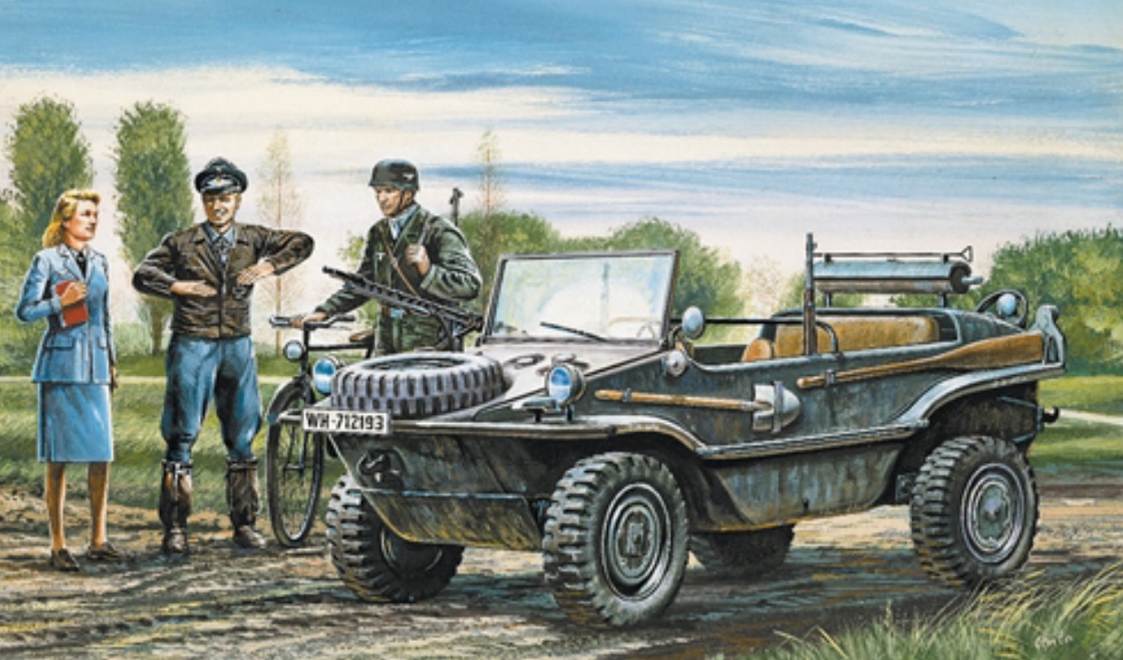 Italeri Kfz. II VW Typ 166 Schwimmwagen 1/35