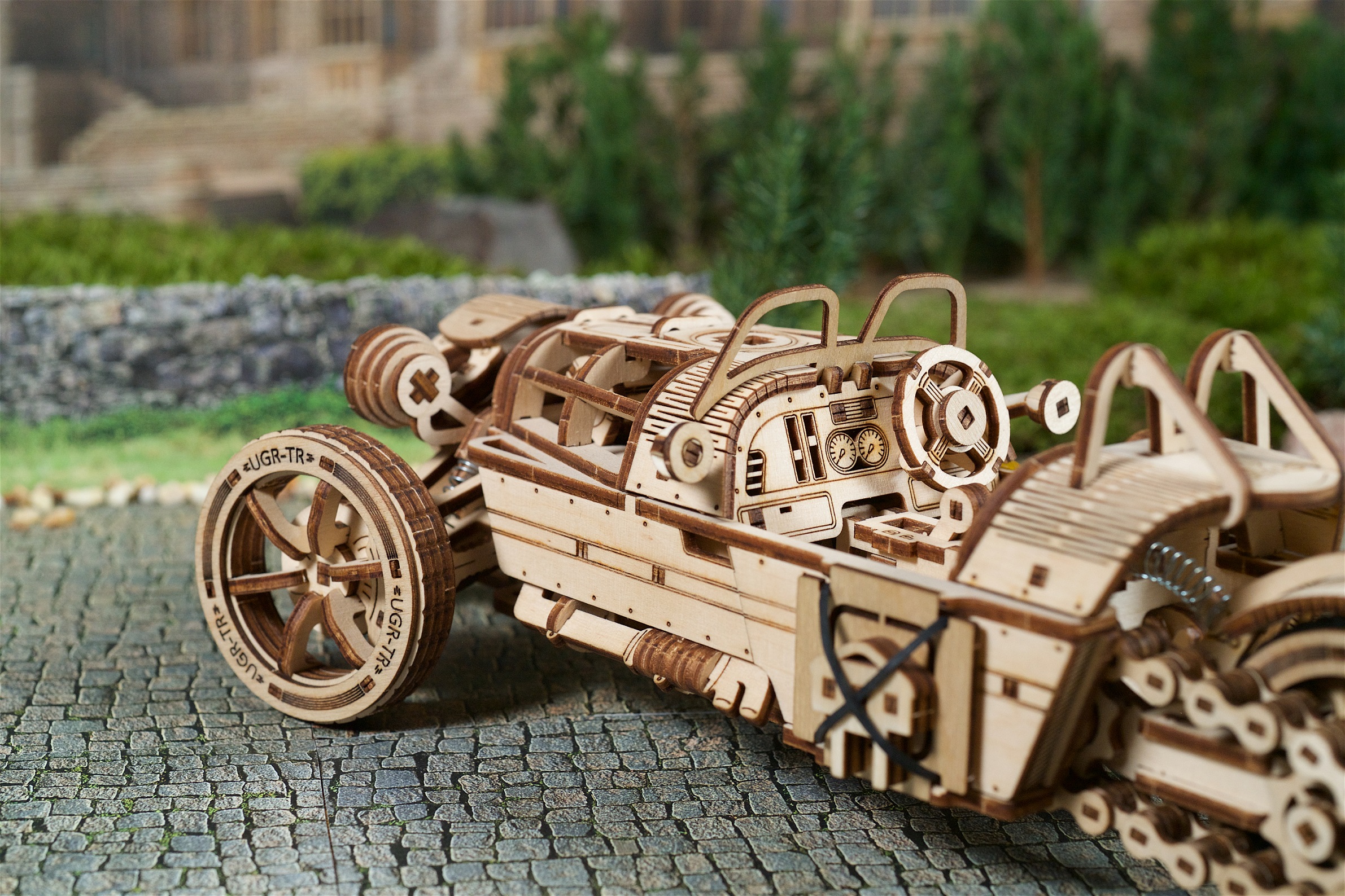 U-Gears Driewieler UGR-S mechanisch houten bouwpakket