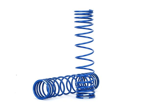 Traxxas Spring shock rear (blue) (GTR)