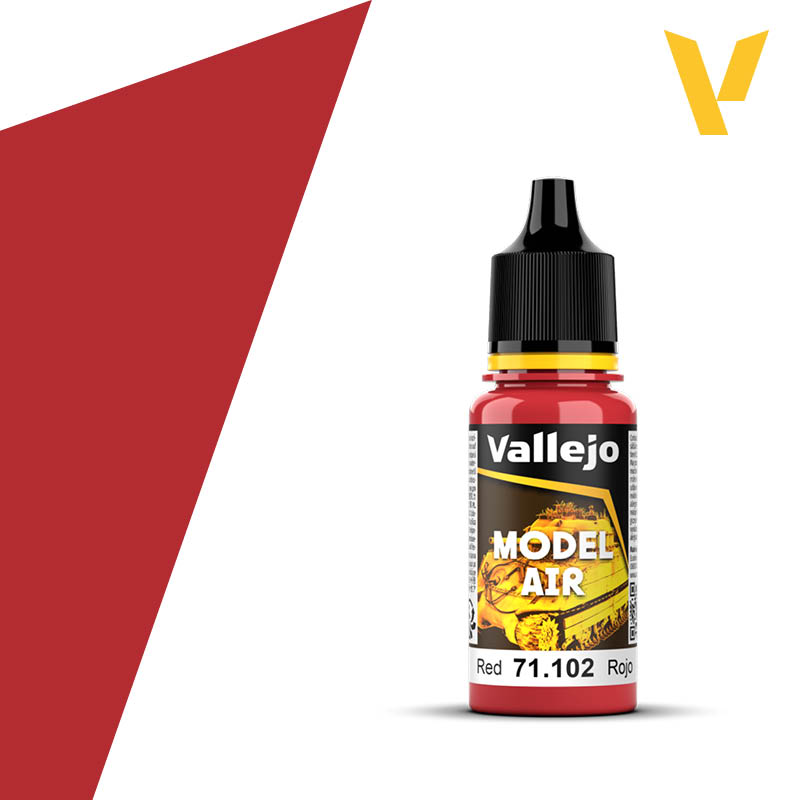 71102 Vallejo Red Model Air 18ml