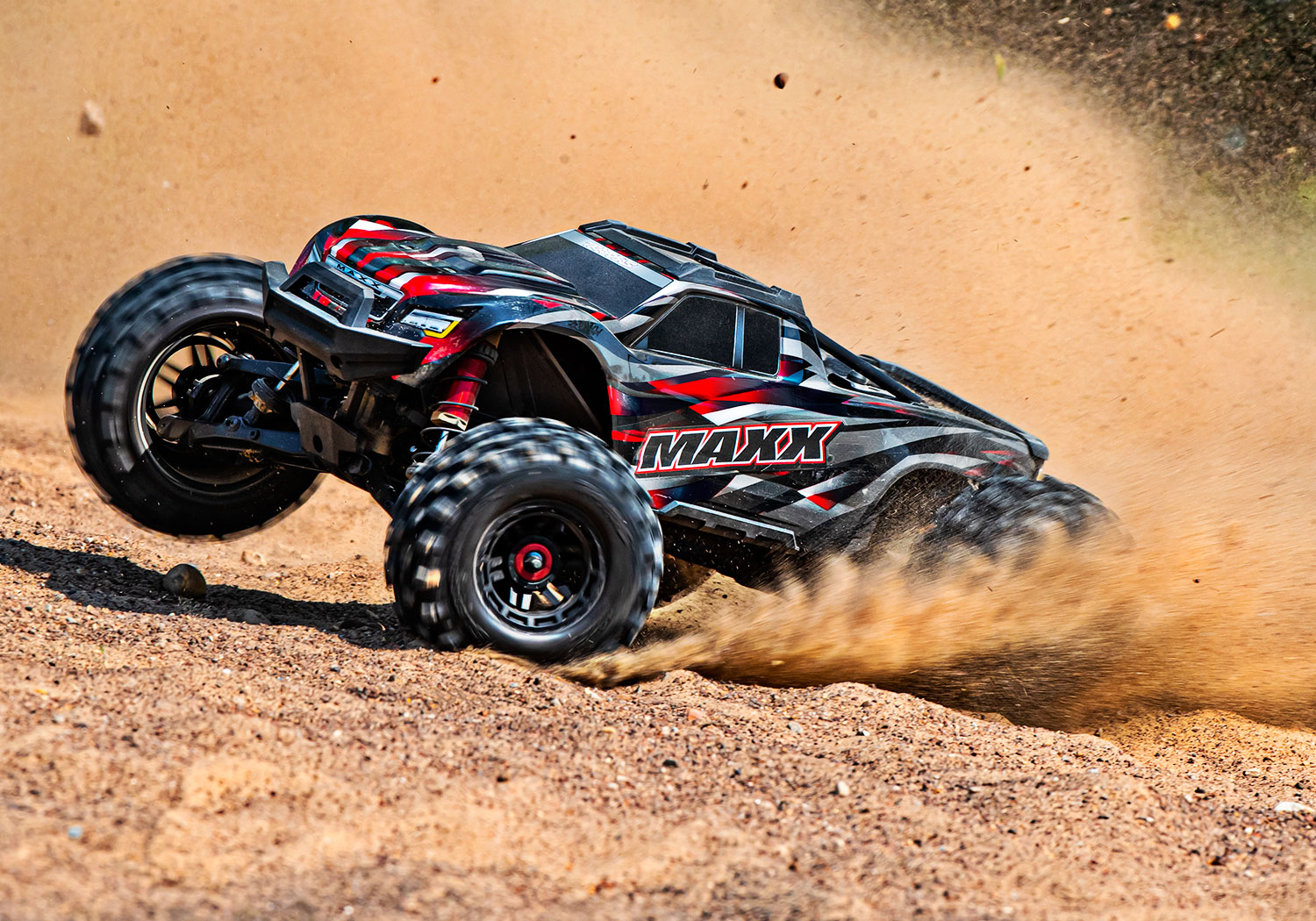 Traxxas Wide Maxx 4WD Brushless Electric Monster Truck VXL-4S TQi 1/8 - Red