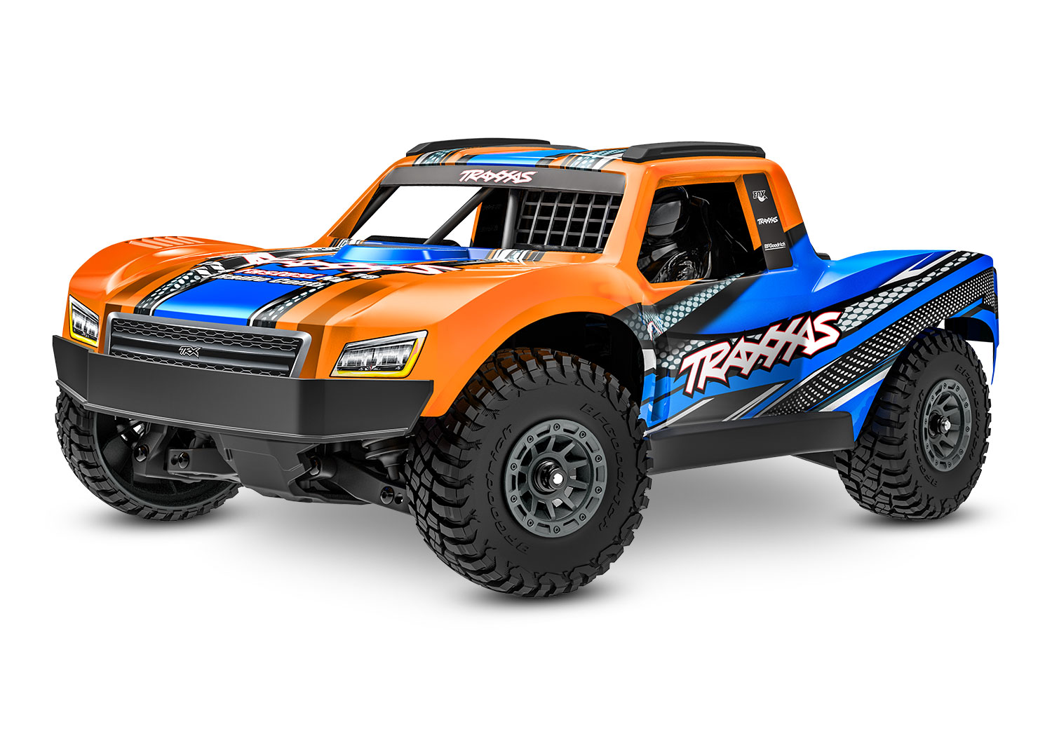 Traxxas Mini Slash BL-2s TQ 4X4 RTR Brushless Short Course Truck 1/16 Orange