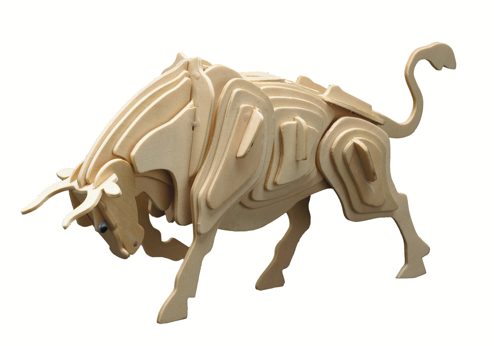 Pebaro Houten Bouwset Stier