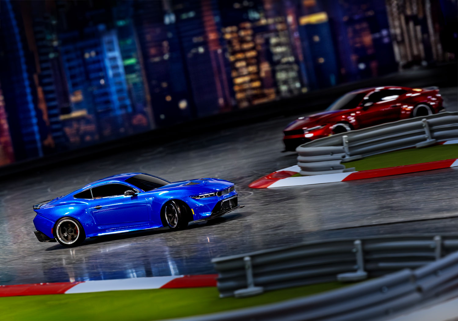 Traxxas 4-TEC 2024 Ford Mustang RWD Drift Car RTR 1/10 Blue