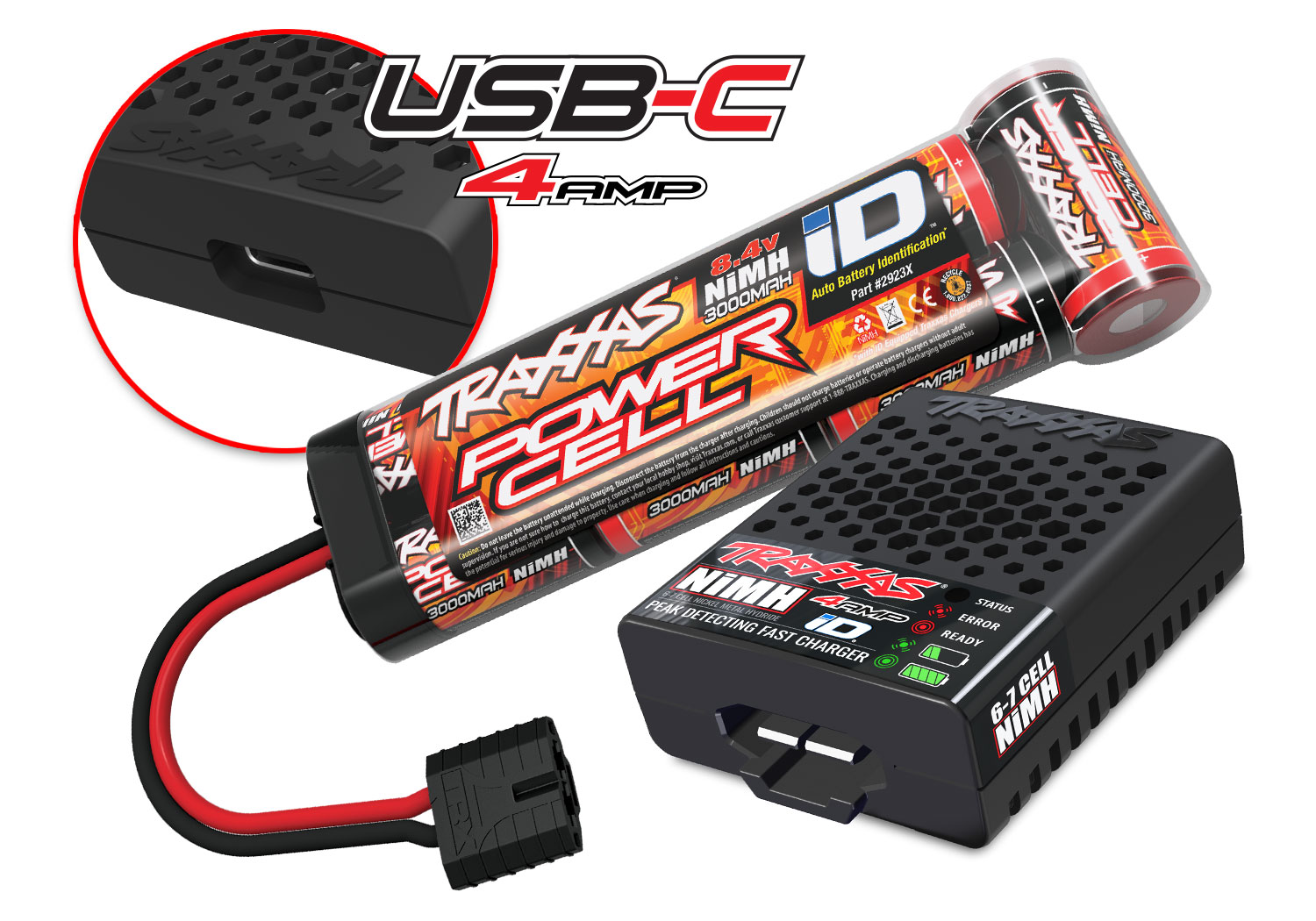 Traxxas Stampede HD TQ 2.4GHz RTR 2WD Monster Truck 1/10 Red