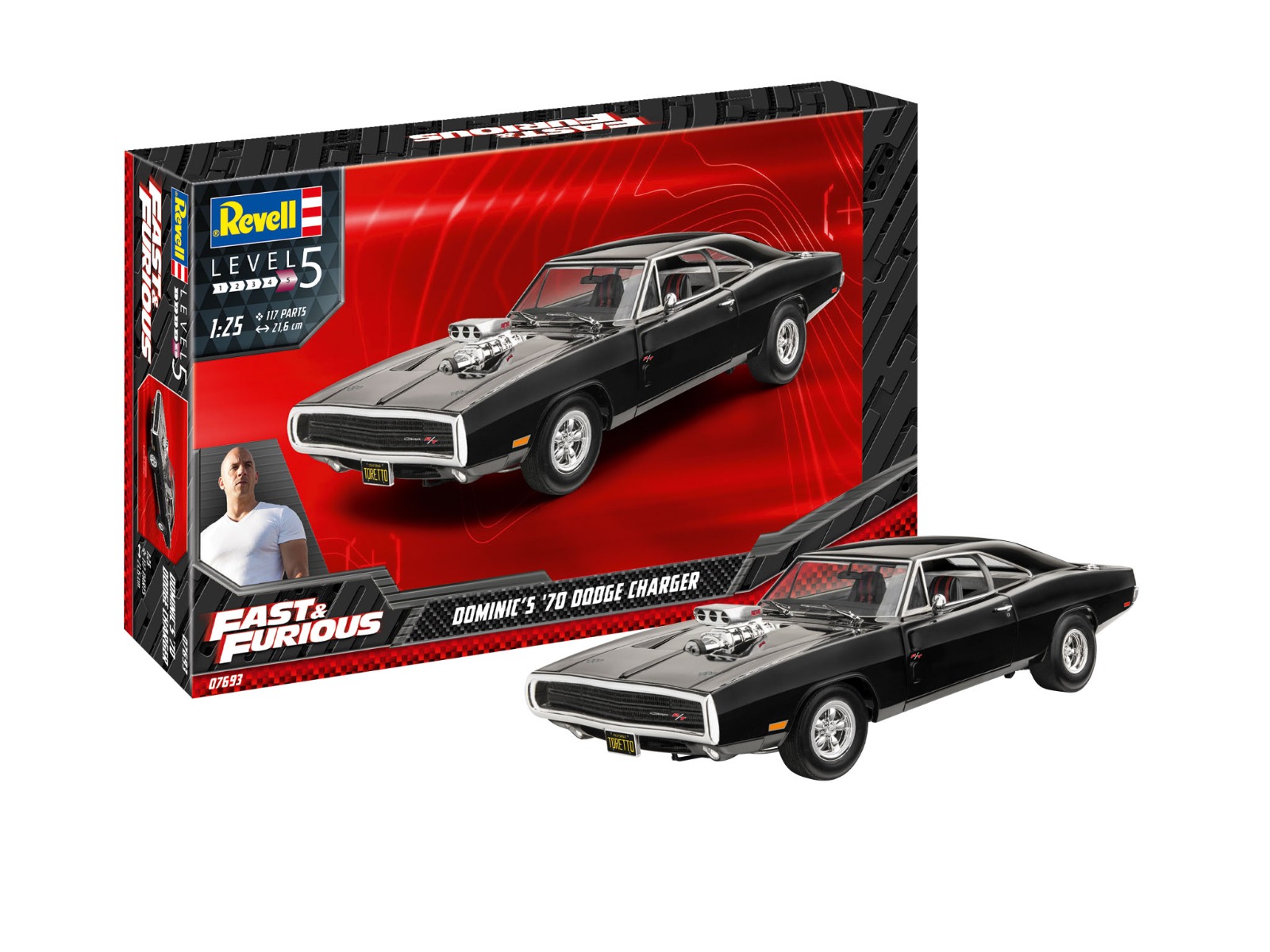 Revell Fast & Furious - Dominics 1970 Dodge Charger 1/25