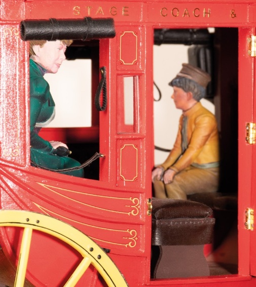Artesania Latina Set van 4 Figuren in Resin voor Stagecoach 1/12