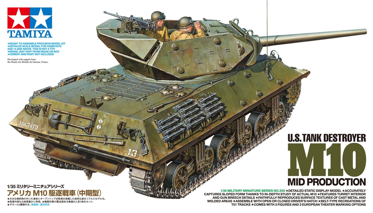 Tamiya U.S. Tank Destroyer M10 Mid Production 1/35