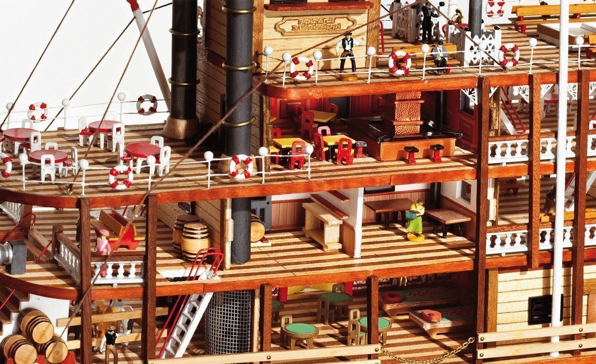 Occre Mississippi Houten Scheepsmodel 1/80