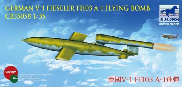 Bronco German V-1 Fi103 A-1 Flying Bomb 1/35