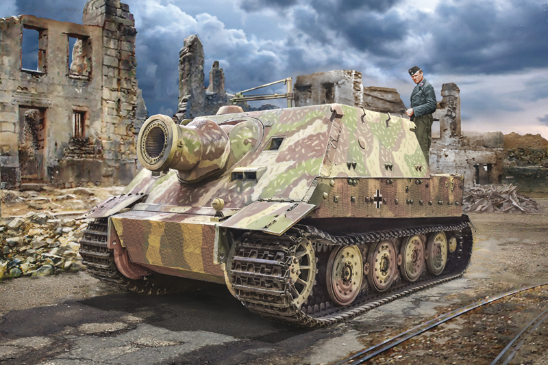 Italeri 38 cm RW 61 auf Sturmmorser Tiger 1/35