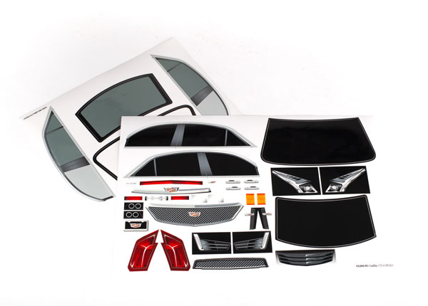Traxxas Decal sheet Cadillac CTS-V