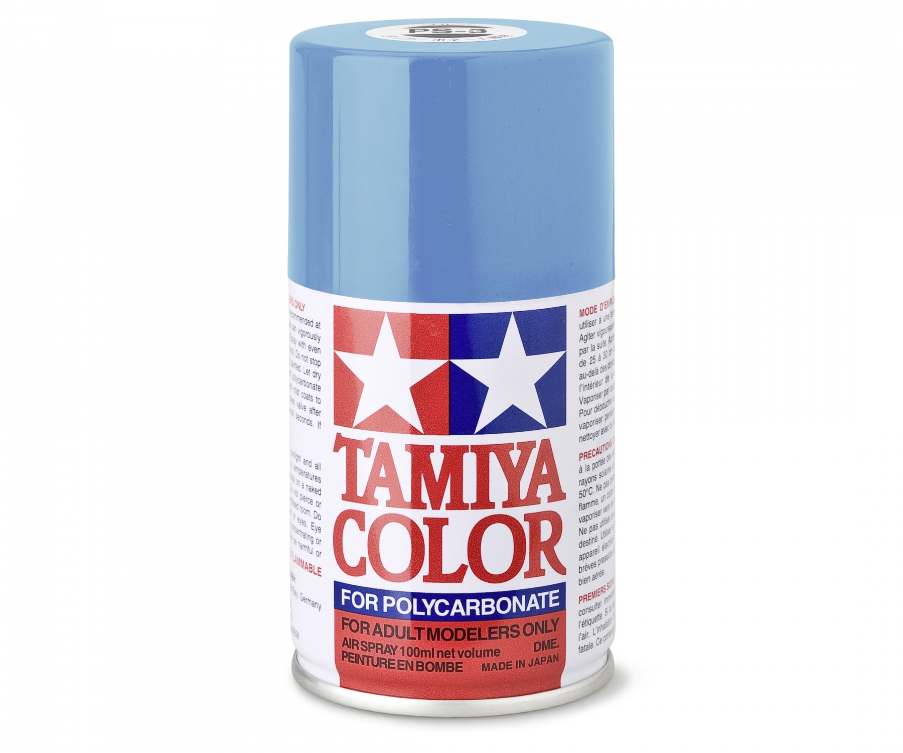 PS3 Spray Light Blue brillant 100ml Tamiya
