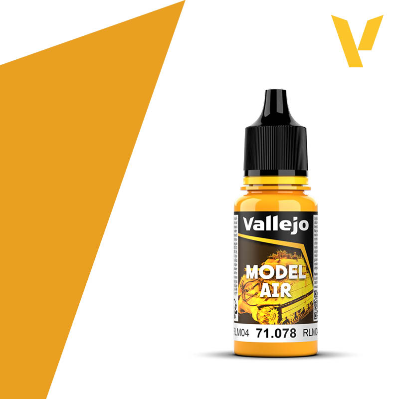 71078 Vallejo Yellow RLM04 Model Air 18ml
